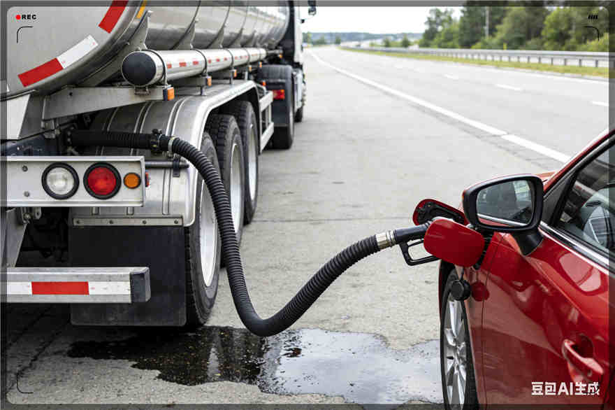 驻马店汽车救援送水案例